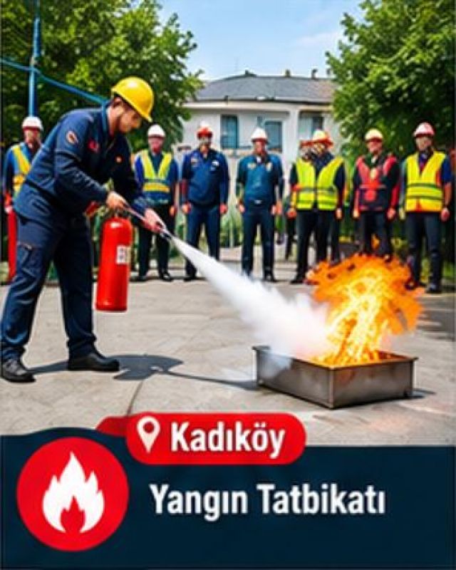 Kadıköy Yangın Tatbikatı